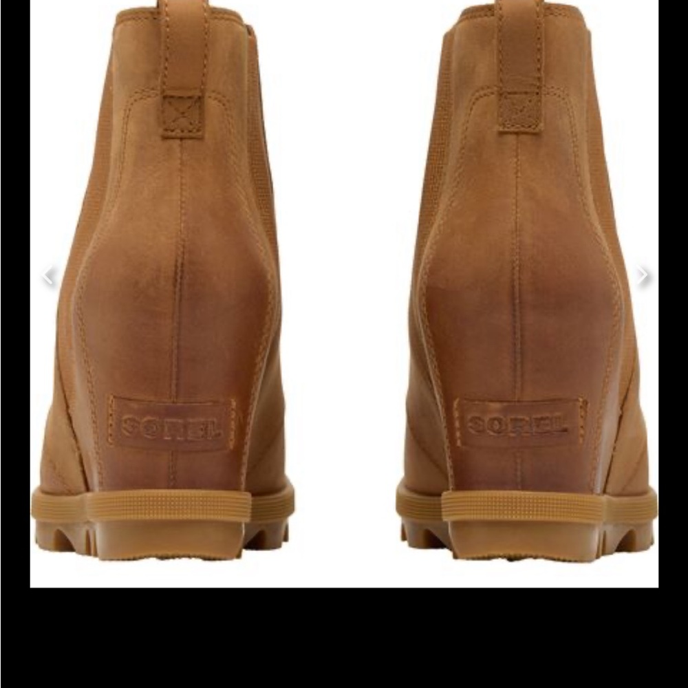 SOREL Joan of Artic Rhapsody Wedge Snow Boot elk camel color Size 10.5 - Picture 6 of 15